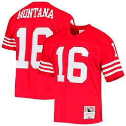 M&amp;N NFL Legacy-Camiseta 49ers 90 Joe Montana, Escarlata