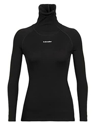 Icebreaker Merinofine Camiseta, Negro, Extra-Large para Mujer