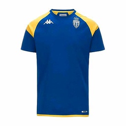 Kappa Ayba 7 AS Monaco 23-24, Camiseta, Azul/Amarillo, M, Hombre