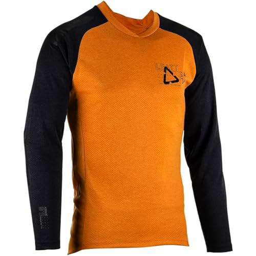 Leatt Camiseta MTB Allmtn 5.0-L-Naranja Glow técnica Deportiva