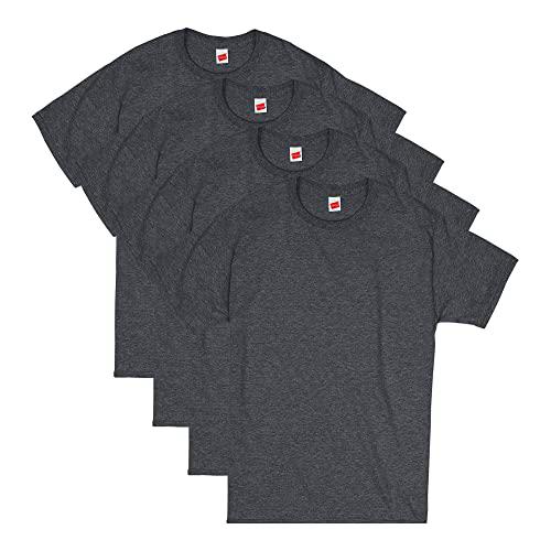 Hanes Essentials - Camiseta de algodón con Cuello Redondo para Hombre
