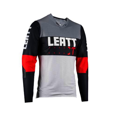 Leatt MTB Gravity 4.0 Camiseta Deportiva técnica, Gris