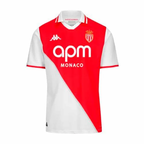 Kappa Kombat Home Monaco Act Jersey ASM | Man | Size 8Y | White/Red Tango SP de Kappa