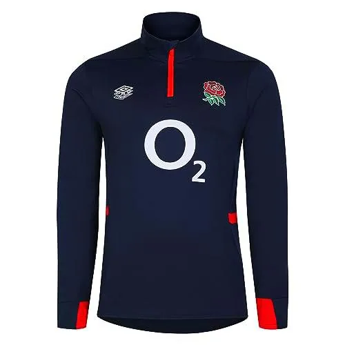Umbro 98942u Sudadera, Navy Blazer Dress Blue Flame Scarlet
