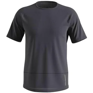 Salomon Cross Run Camiseta, Negro Intenso, M para Hombre