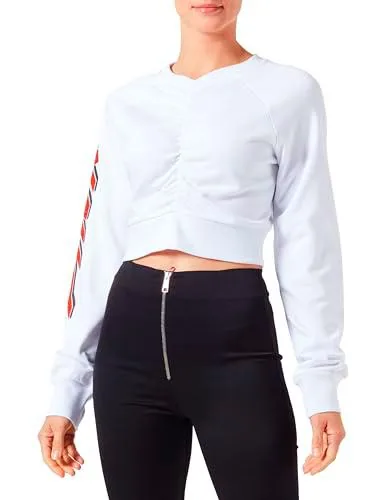 Pinko Meleagro-Camiseta de algodón con Estampado y pedrería Camisa Henley