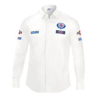 sparco Camiseta de Manga Larga Marca Modelo Camiseta Manga Larga Martini-R XXXL Blanca