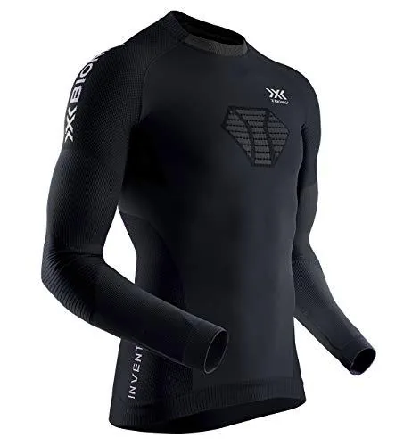 X-Bionic Invent 4.0 Running Shirt Long Sleeves Men Camiseta Deportiva Correr Jogging Training Fitness Gym Capa De Base para Hombre