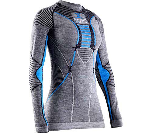 X-Bionic Apani 4.0 Merino Shirt Round Neck Long Sleeves Women Capa De Base Camiseta Funcional