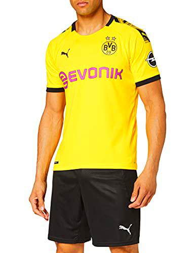 PUMA 1a Equipación 19/20 Borussia Dortmund Replica con Evonik Opel Logo Maillot