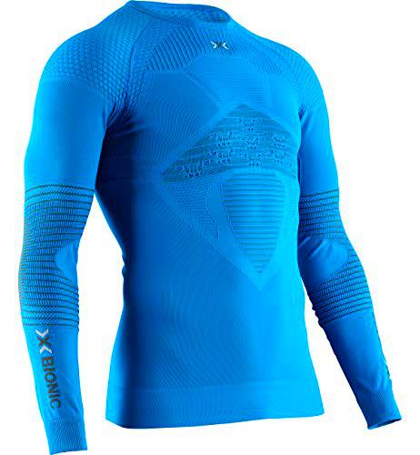 X-Bionic Camiseta Ml C/Redondo Energizer 4.0 Hombre Azul, XXL