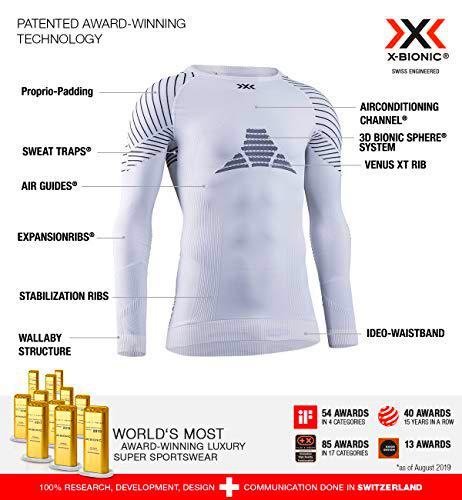 X-Bionic Invent 4.0 Shirt Round Neck Long Sleeves Women Capa De Base Camiseta Funcional
