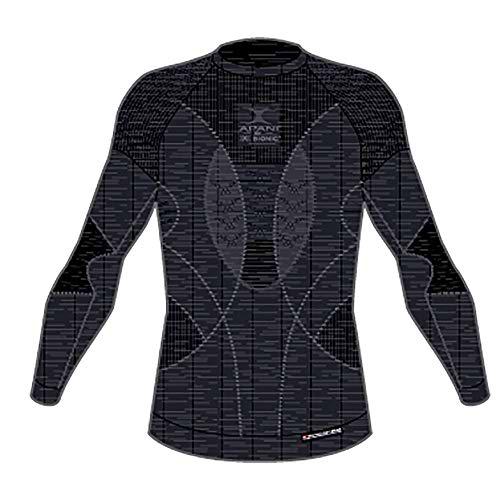 X-Bionic Camiseta Ml C/Redondo Apani 4.0 Merino Hombre Negro