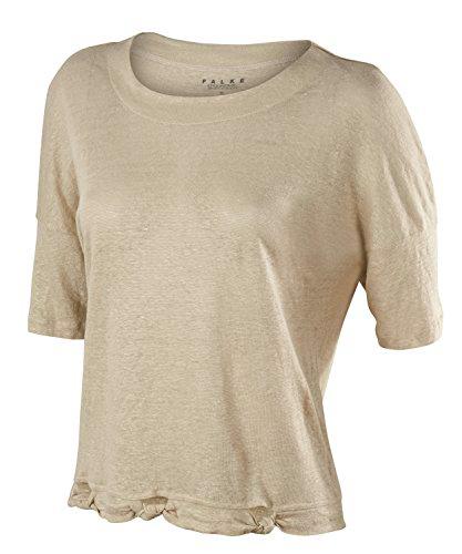 Falke Fashion W TS Camiseta, Mujer, Beige (Pure Cashmere 4357), Large