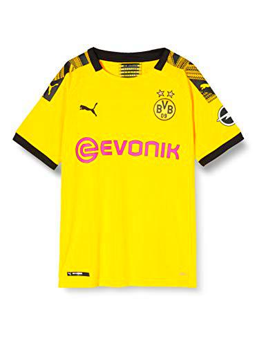 PUMA 1a Equipación 19/20 Borussia Dortmund Replica Niño/a con Evonik Opel Logo Maillot