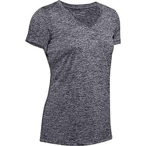 Under Armour Tech Short Sleeve V - Twist, Camiseta Mujer