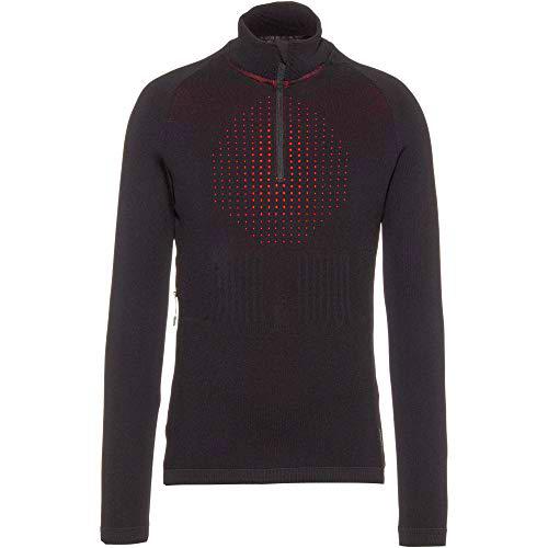 Odlo I-térmica Manga Larga, Hombre, Negro, Extra-Large