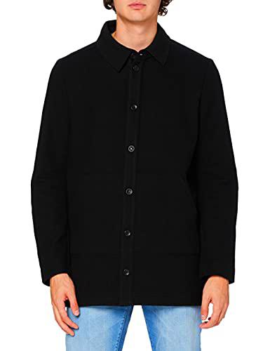 Falke Shirt Coat Sudadera, Negro, 54 para Hombre