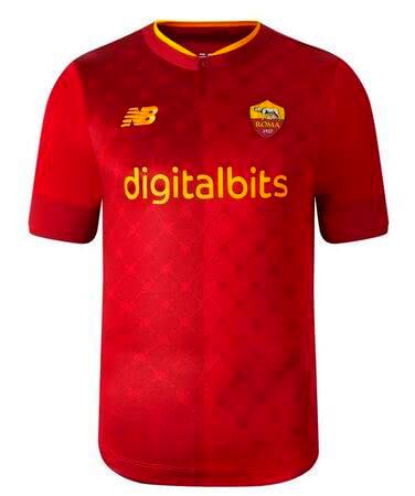 AS Roma New Balance Camiseta Elite de Manga Corta, Temporada 2022/23