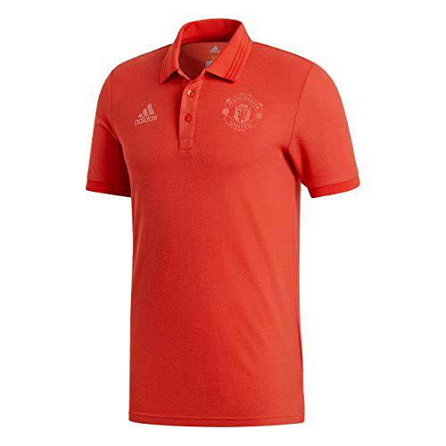 adidas Manchester United FC Polo, Hombre, Rojo (rojrea), S