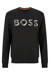 BOSS Weboss Camiseta, Negro, L para Hombre
