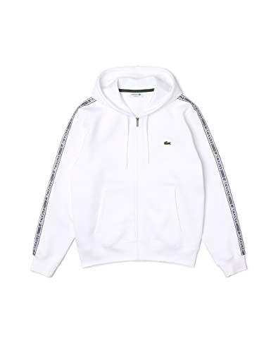 Lacoste Sh5065 Sudaderas, Blanco, XL para Hombre