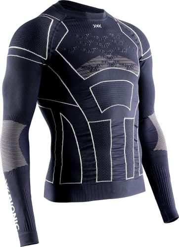 X-Bionic Camiseta M/L Moto Energizer 4.0 LT Hombre Charcoal/Pearl Grey Talla M Manga Larga