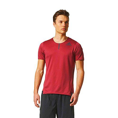 adidas AZ SS Camiseta, Hombre, Rojo (Buruni), M