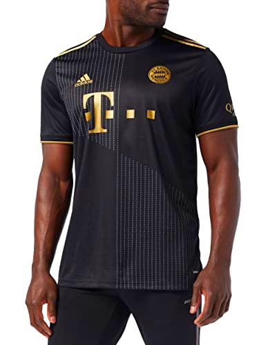 adidas FCB A JSY Camiseta, Negro, M Hombres