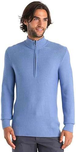 Icebreaker Waypoint Sudadera, Cianita, Large para Hombre