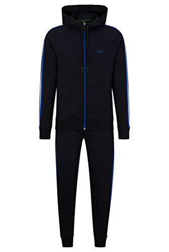 BOSS Tracksuit Set Sudadera, Negro, L para Hombre