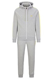 BOSS Tracksuit Set Sudadera, Color Gris Claro y Pastel