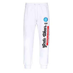 None X Pantalon, Unisex Adulto, NA21M030003, Blanco, L