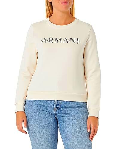 Armani Exchange Sudadera French Terry Armani Studded Logo
