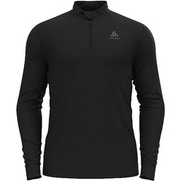 Odlo Hombre Camiseta de manga larga de ropa interior funcional con cremallera MERINO 260