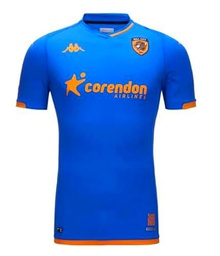Kappa Kombat Pro 2024 Third Hull City Camiseta, Blanco/Azul/Rojo, XL