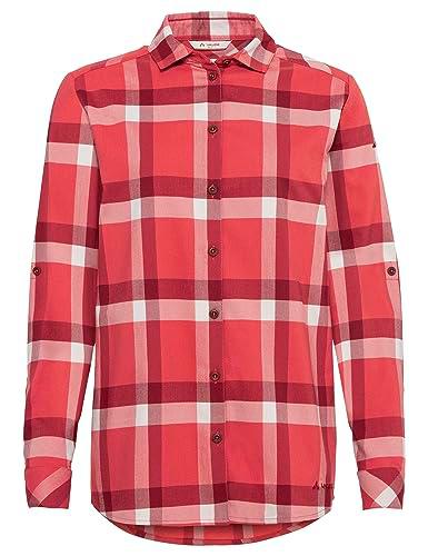 VAUDE Camisa Marca Modelo Wo Farsund LS Shirt III, Brick, 42