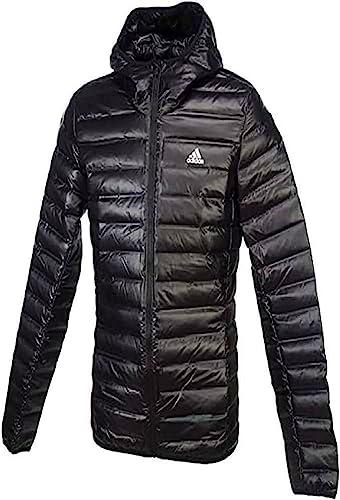 adidas Hombre Varilite Chaqueta de peso medio, Black, M