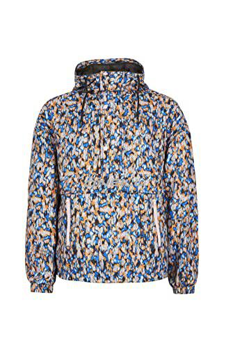 O'NEILL MODLR Anorak Chaqueta, Mujer, 35092 Blue Minimal Camo, Regular
