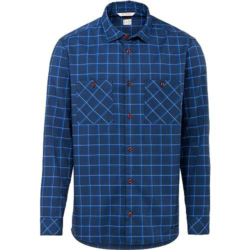 VAUDE Camisa Marca Modelo Me Jerpen LS Shirt IV, Dark Sea, S