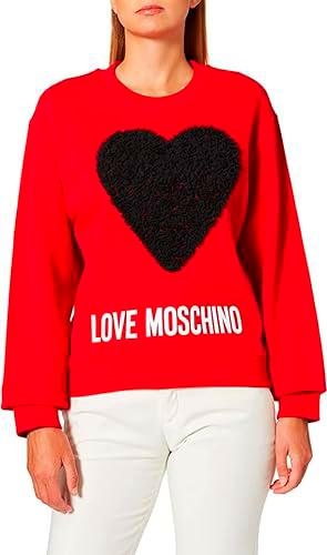 Love Moschino Round Neck Personalised with Maxi Brand Embroidery and Matching Fabric