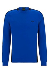 BOSS Rinos Sudadera de Punto, Azul Brillante, XXXL para Hombre