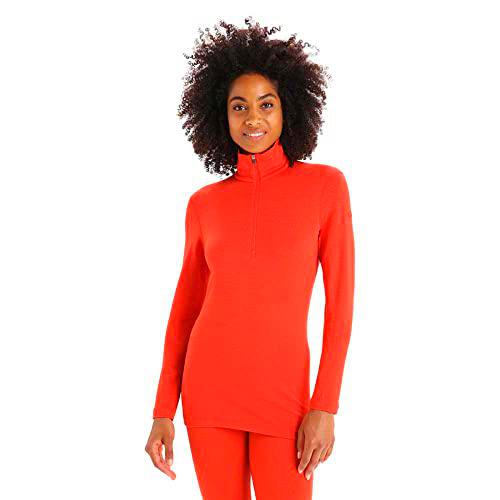 Icebreaker Merino 260 Camiseta de Senderismo, Rojo