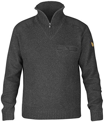Fjallraven Koster Sweater M Sweatshirt, Hombre, Dark Grey, S