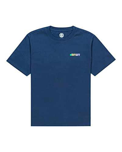 Element Camiseta Hombre Azul XL