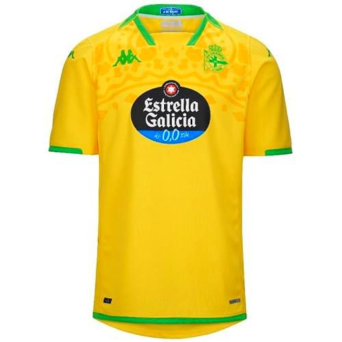 Kappa Camiseta Kombat Away Deportivo 10 años Amarillo/Verde