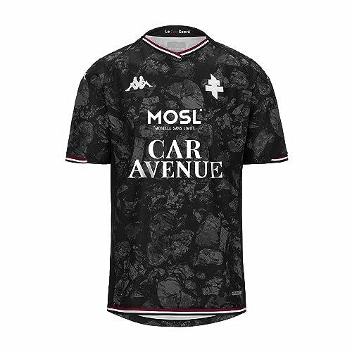 Kappa Camiseta Kombat 2024 Third FC METZ XXL Negro/Rojo/Blanco