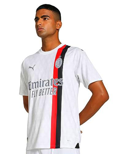 PUMA Away Camiseta, White-Feather Gray, L Unisex Adulto