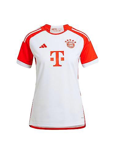 adidas FCB H Camiseta, Blanco/Rojo, XXL para Mujer