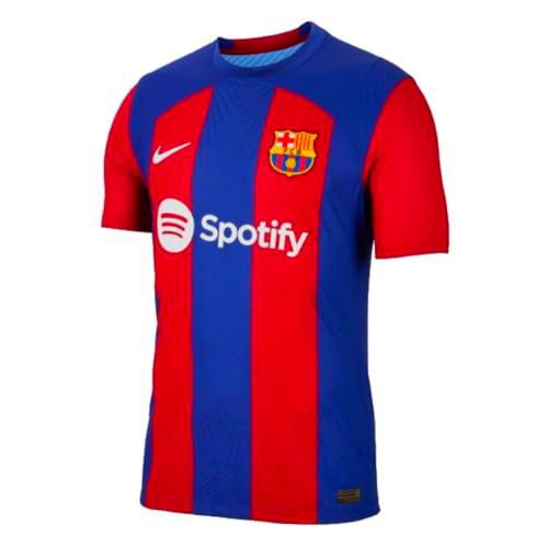 Barcelona FC DX2615-456 FCB M NK DFADV Match JSY SS HM T-Shirt Hombre Deep Royal Blue/Noble Red/White Tamaño XS